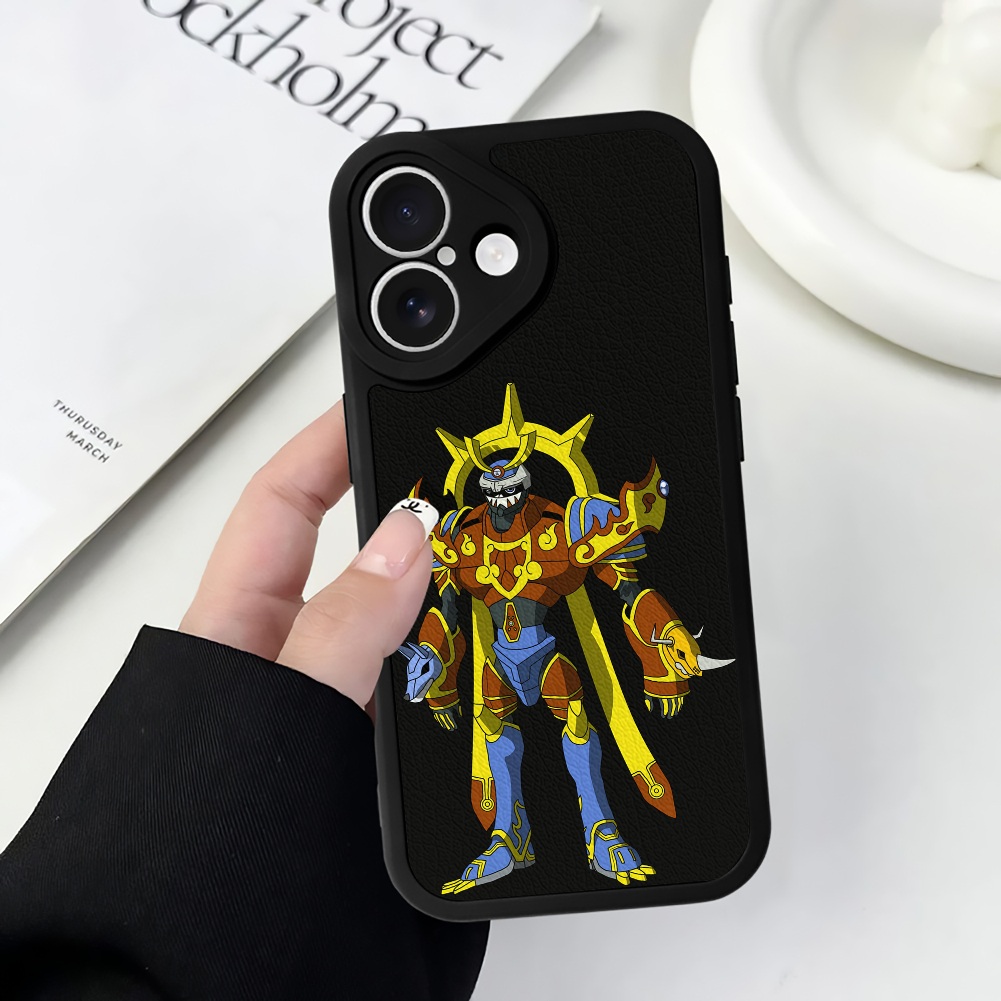 （画像用） Digimon デジタルモンスター/デジモン 【iPhone 16シリーズ対応】シリコンスマホケース（レザー調） 材質：シリコン